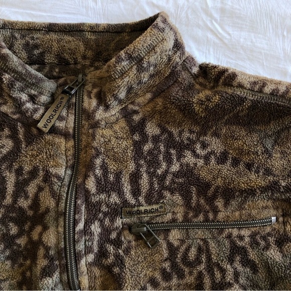 Woolrich Kids Camouflage Quarter Zip Sweater - Picture 2 of 8